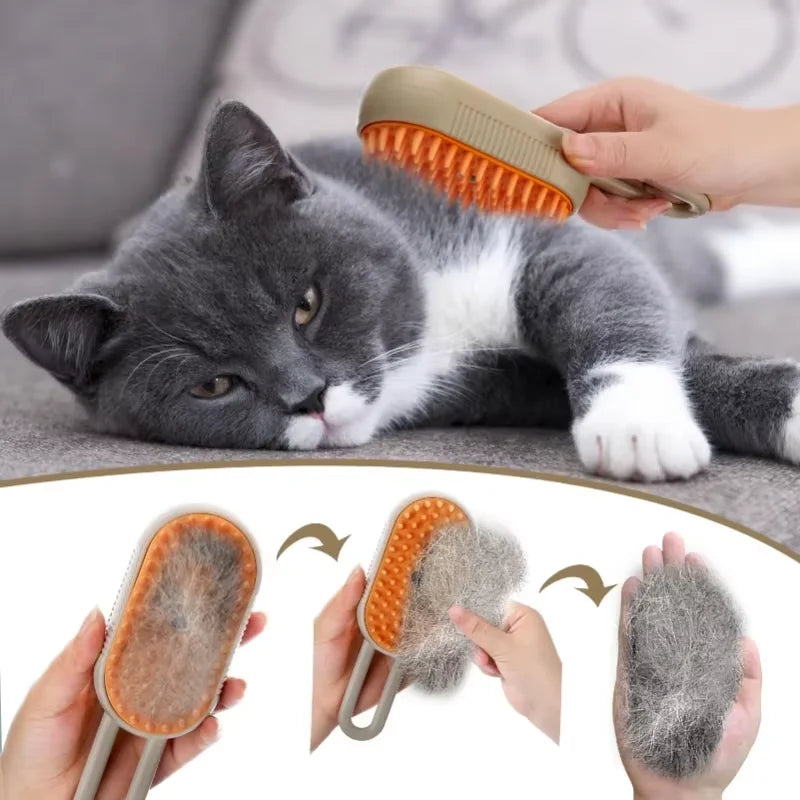 🐶🐱 3-in-1 Pet Grooming Brush