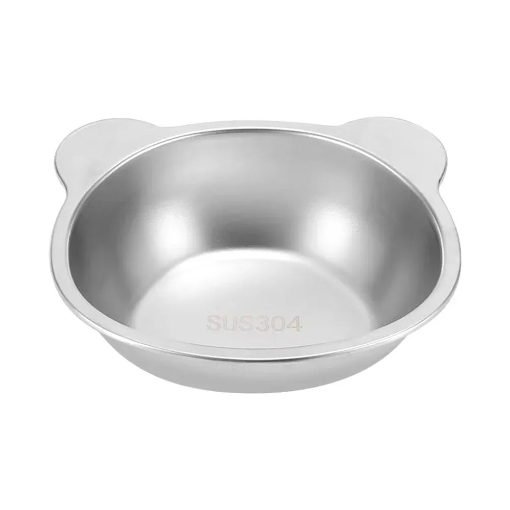🐱 Elevated Stainless Steel Cat Bowl