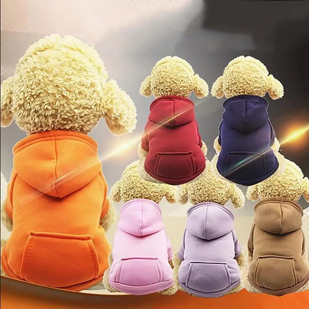 🐶🐱 Moletom com Capuz para Cães e Gatos