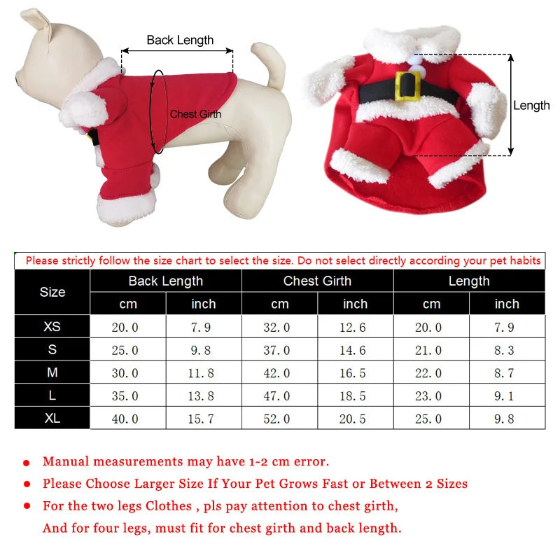 🎅🐶 Fantasia de Papai Noel para Pets