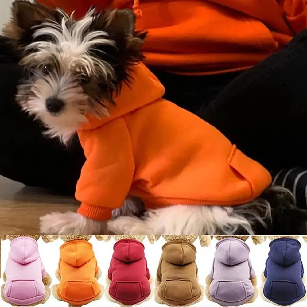 🐶🐱 Moletom com Capuz para Cães e Gatos