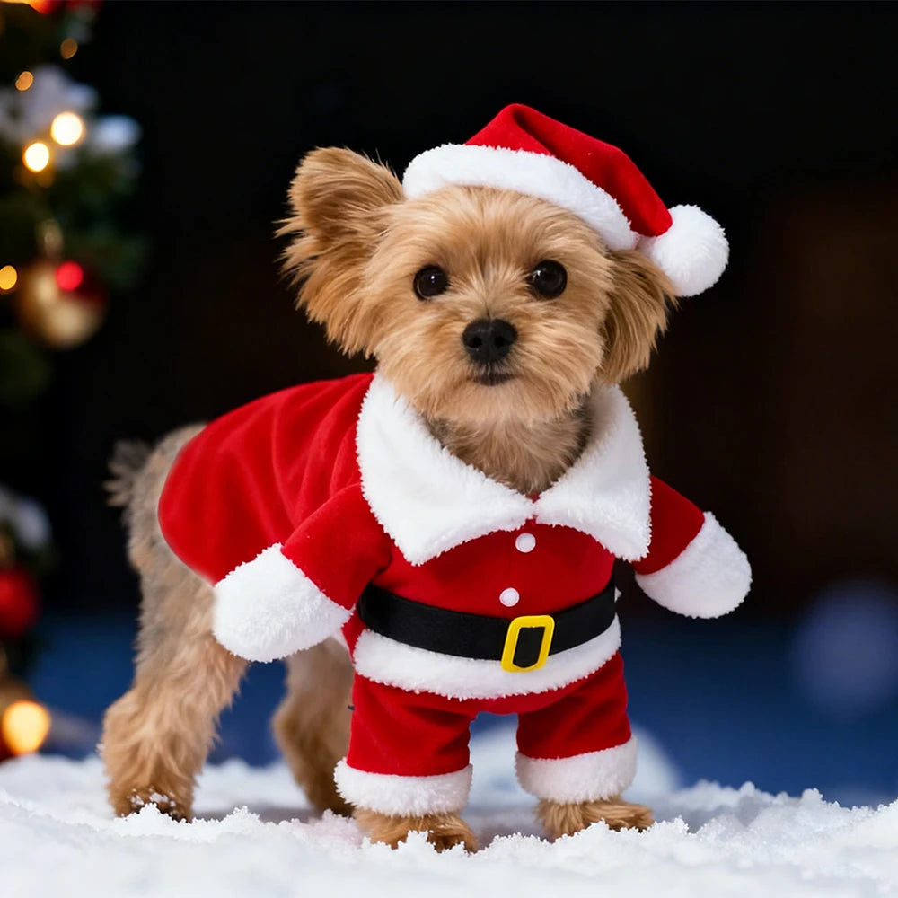 🎅🐶 Fantasia de Papai Noel para Pets
