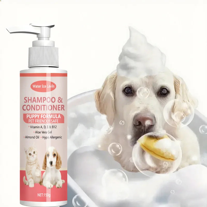 🐶🐱 Shampoo e Condicionador 2 em 1 para Pets