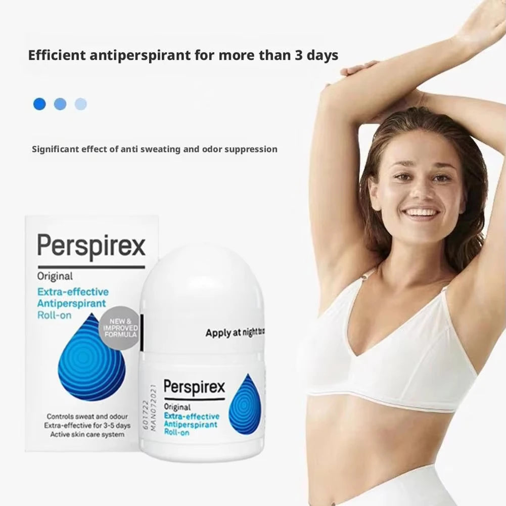 20ML Antiperspirant Underarm Roll-On Long-lasting Highly Effective Antiperspirant Deodorant Stick For Men Women Fresh Without