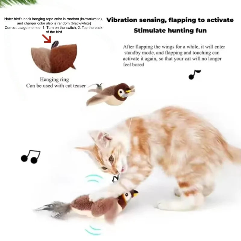 🐱🐦 Brinquedo de Pássaro Interativo para Gatos
