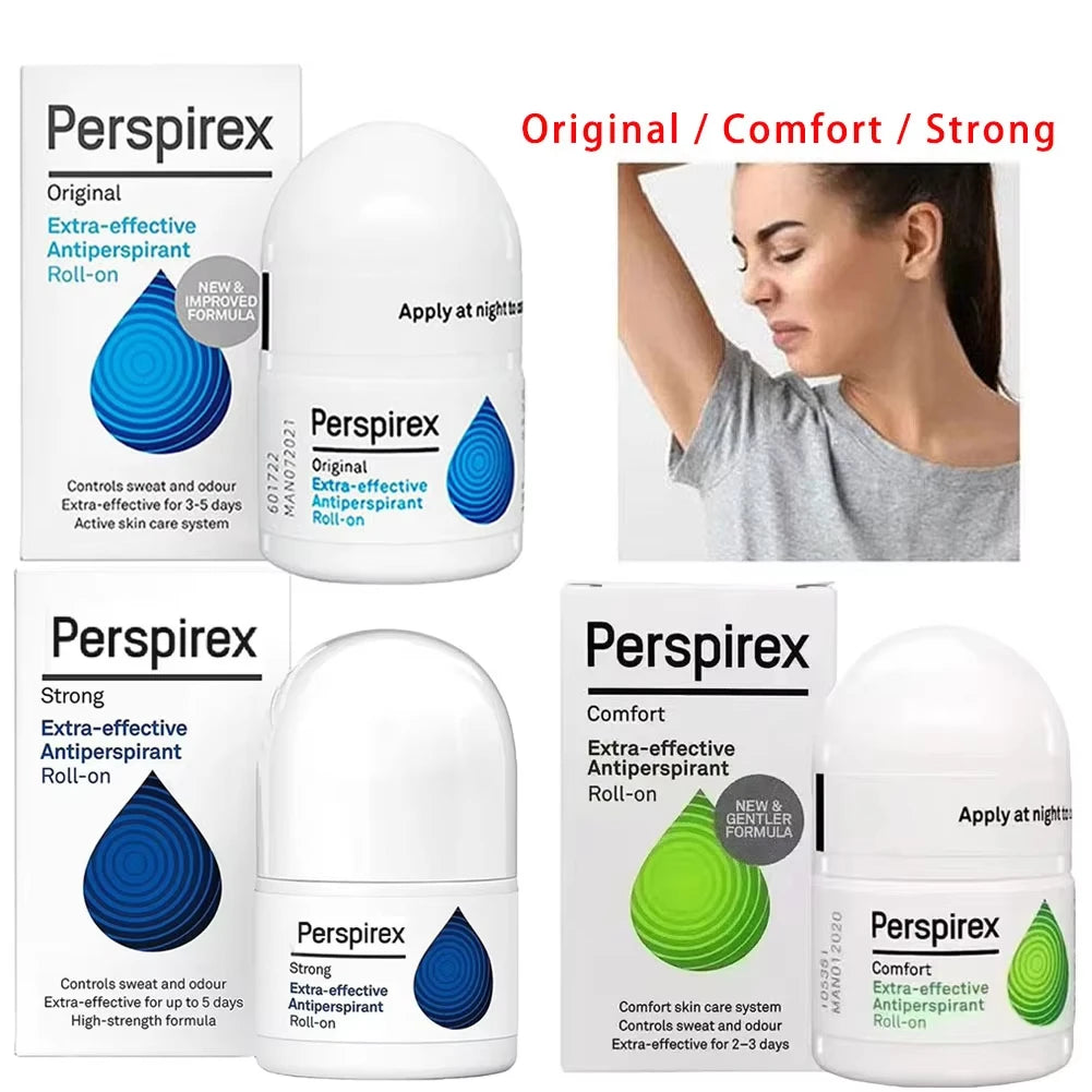 20ML Antiperspirant Underarm Roll-On Long-lasting Highly Effective Antiperspirant Deodorant Stick For Men Women Fresh Without