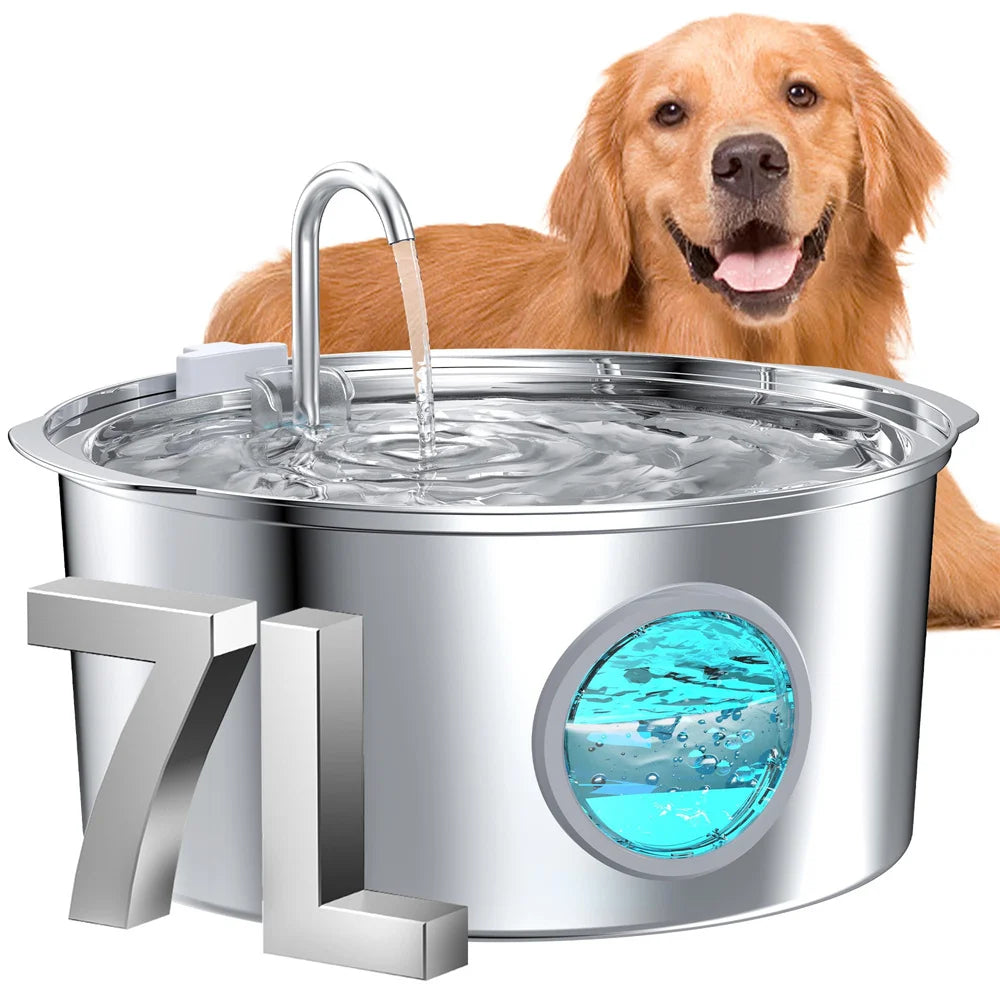 Large Dog Stainless Steel Bowl