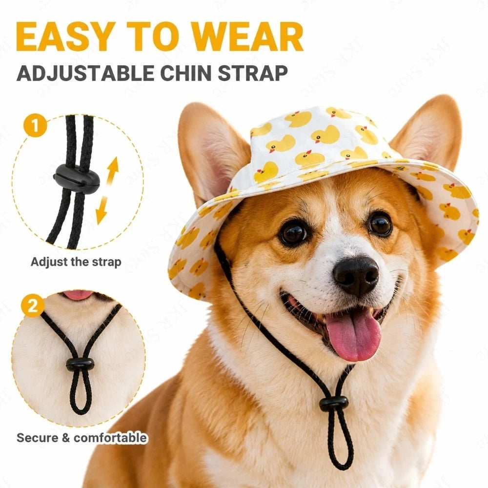 🐶🐱 Chapéu de Verão para Cães e Gatos