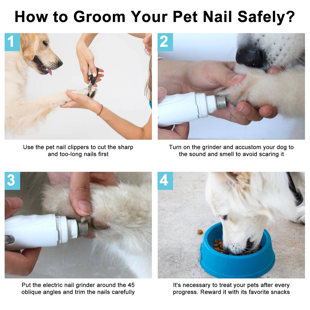 🐶🐱 Electric Pet Nail Grinder