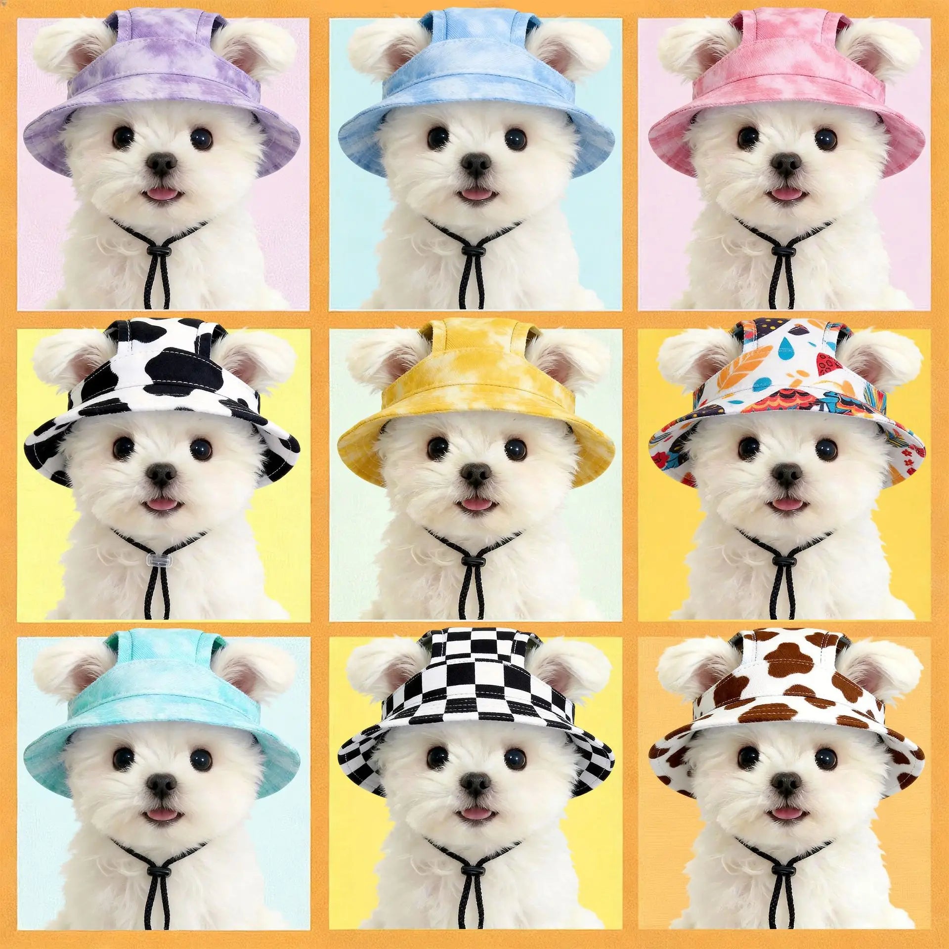 🐶🐱 Chapéu de Verão para Cães e Gatos