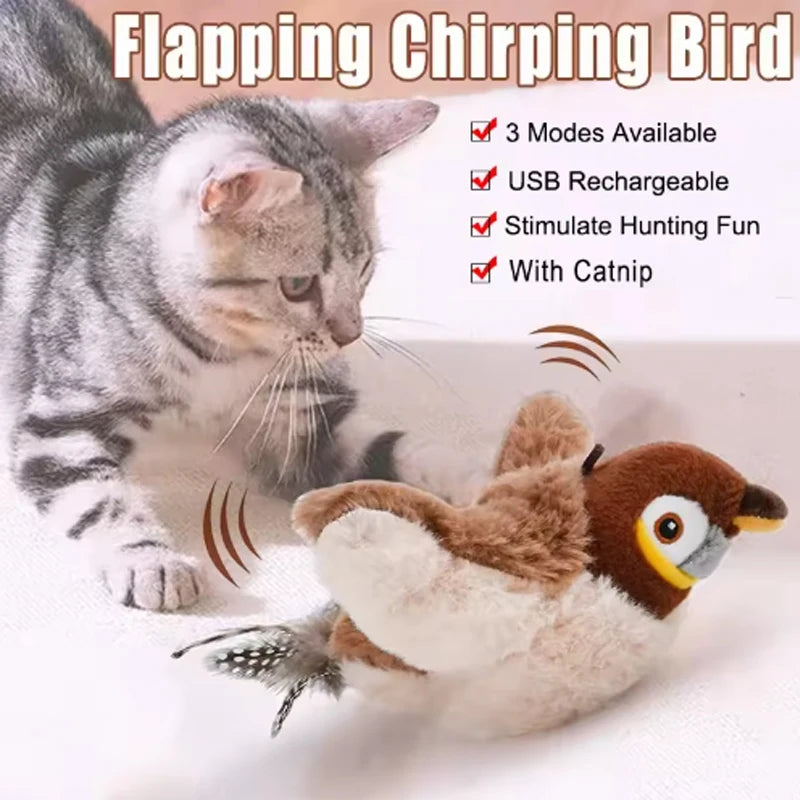 🐱 Brinquedo Interativo de Pelúcia para Gatos